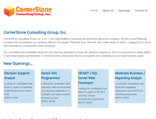 Tablet Screenshot of cornerstone-pgh.com